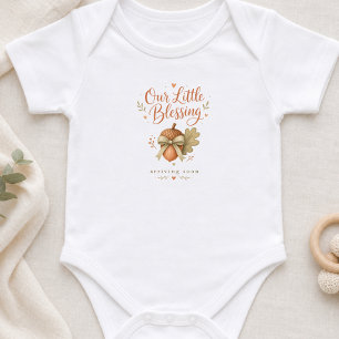 Unser kleiner Segen Thanksgiving Schwangerschaft Baby Strampler
