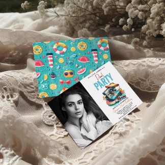 Unser kleiner Sommer ist Party 2. Geburtstag Einladung