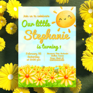 Unser kleiner Sonnenschein - Einladung zum Frühlin