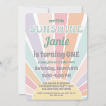 unser kleiner Sonnenstrahl-Retro-Hippie-Geburtstag