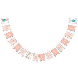 Unser kleiner süßer Pfirsich ist ein Baby erster G Wimpelkette