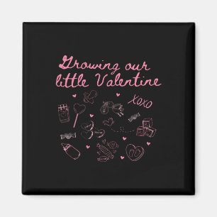 Unser kleiner Valentinstag Schwangerschaft bekannt Magnet