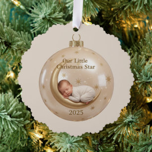 Unser kleiner Weihnachtsstern 2025 Ornament Karte