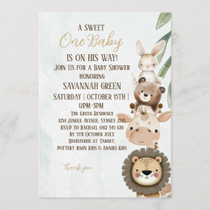 Unser Kleines Baby Shower Einladung