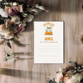Unser kleines Boo Baby Shower Advisor-Spiel Begleitkarte