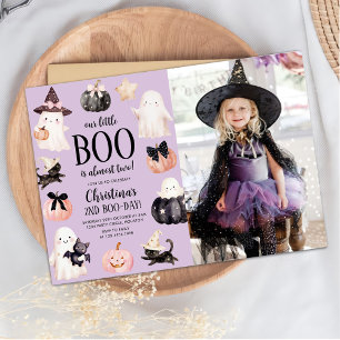 Unser kleines Boo Halloween 2. Geburtstag Party Fo Einladung