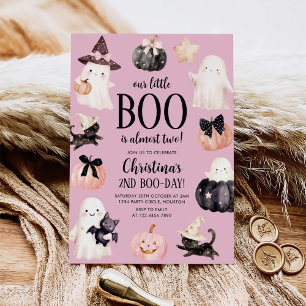 Unser kleines Boo Halloween 2. Geburtstags-Party Einladung