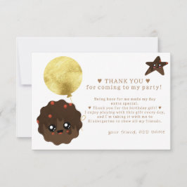 Unser kleines Cookie, das ein Foto zum 1. Geburtst Dankeskarte