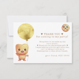 Unser kleines Cookie, das ein Foto zum 1. Geburtst Dankeskarte