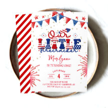 Unser kleines Firecracker 1. Geburtstag Party