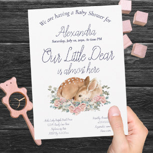 Unser kleines, liebes Hirschpink-Blütenbaby