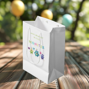 Unser kleines Monster Drei farbige Monster Mittlere Geschenktüte