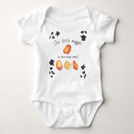 Unser kleines Nugget macht einen Kindergeburtstag Baby Strampler