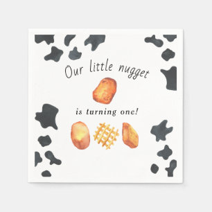 Unser kleines Nugget macht einen Kindergeburtstag Serviette