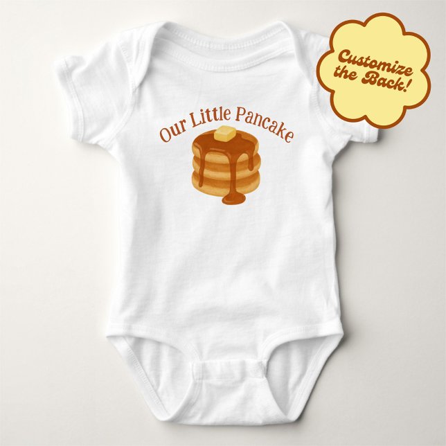 Unser kleines Pfannkuchen-Frühstücksthema  Baby Strampler (Von Creator hochgeladen)