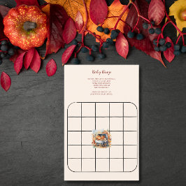 Unser kleines Pumpkin Fall Baby Shower Bingo Spiel