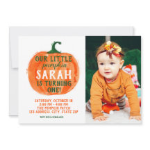 Unser kleines Pumpkin-Foto