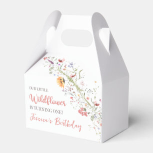 Unser kleines Wildblume Baby Girl 1. Geburtstag Pa Geschenkschachtel
