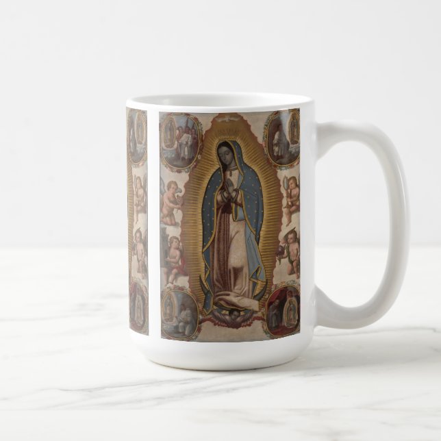 UNSER LADY DER GUADALUPE-PRAY FÜR UNS KAFFEETASSE (Rechts)