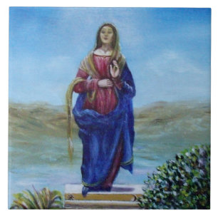 UNSER LADY OF LIGHT Madonna of Immaculate Concepti Fliese