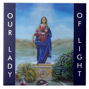 UNSER LADY OF LIGHT Madonna of Immaculate Concepti Fliese