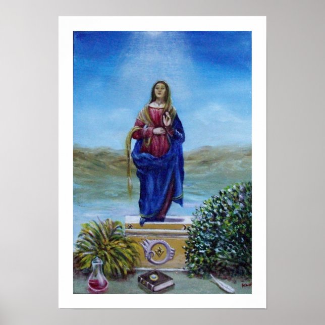 UNSER LADY OF LIGHT Madonna of Immaculate Concepti Poster (Vorne)