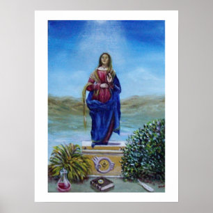UNSER LADY OF LIGHT Madonna of Immaculate Concepti Poster
