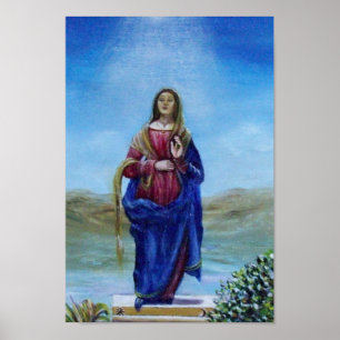 UNSER LADY OF LIGHT Madonna of Immaculate Concepti Poster