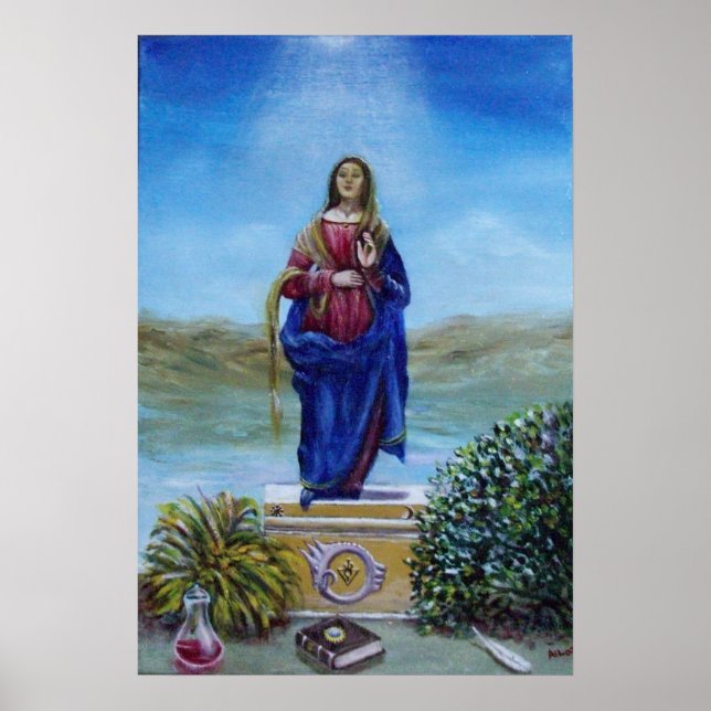 UNSER LADY OF LIGHT Madonna of Immaculate Concepti Poster (Vorne)