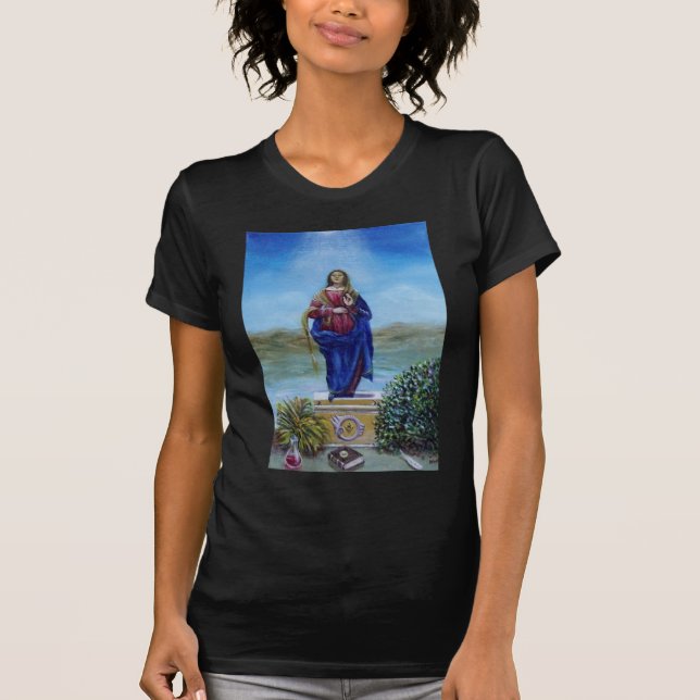 UNSER LADY OF LIGHT Madonna of Immaculate Concepti T-Shirt (Vorderseite)