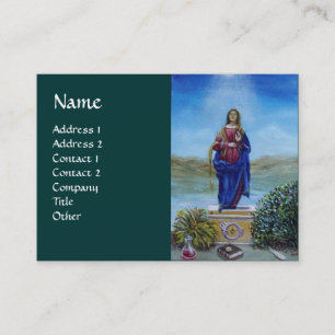 UNSER LADY OF LIGHT Madonna of Immaculate Concepti Visitenkarte