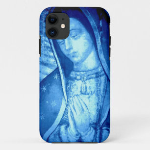 UNSER LADY VON GUADALUPE BLUE iPhone 11 HÜLLE