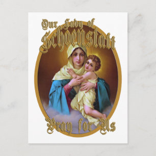 UNSER LADY VON SCHOENSTATT PRAY FÜR UNS POSTKARTE