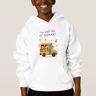 Unser letzter Schultag - Kinderbus Hoodie
