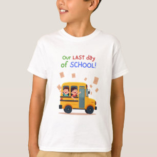 Unser letzter Schultag - Kinderbus T-Shirt