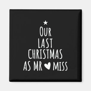 Unser letztes Weihnachten als Mr. Miss Verlobte Pa Magnet