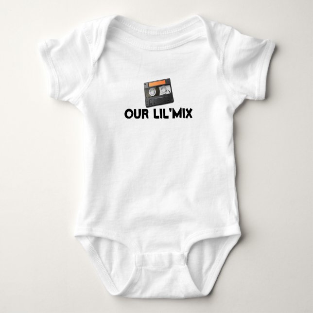 Unser Lil' Mix Baby Romper Baby Strampler (Vorderseite)
