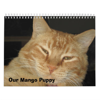 Unser Mango-Welpe Kalender