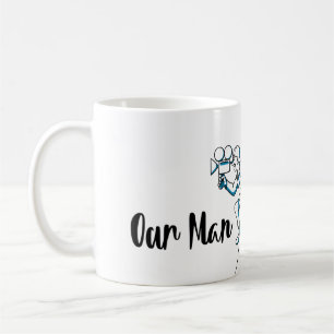 Unser Mann in Berlin - Tasse (Blau)