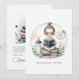 "Unser nächstes Kapitel" Bücherschleife Dankeskarte