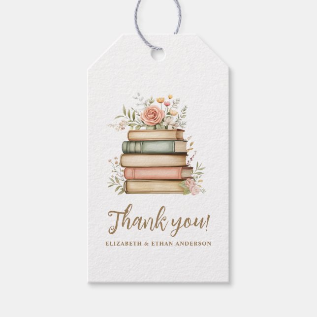 Unser nächstes Kapitel Storybook Kinderdusche Viel Geschenkanhänger (Vorderseite)