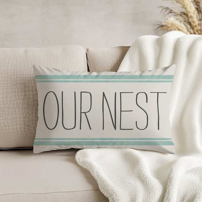 UNSER NEST-Reversible Accent Pillow Dekokissen (Von Creator hochgeladen)