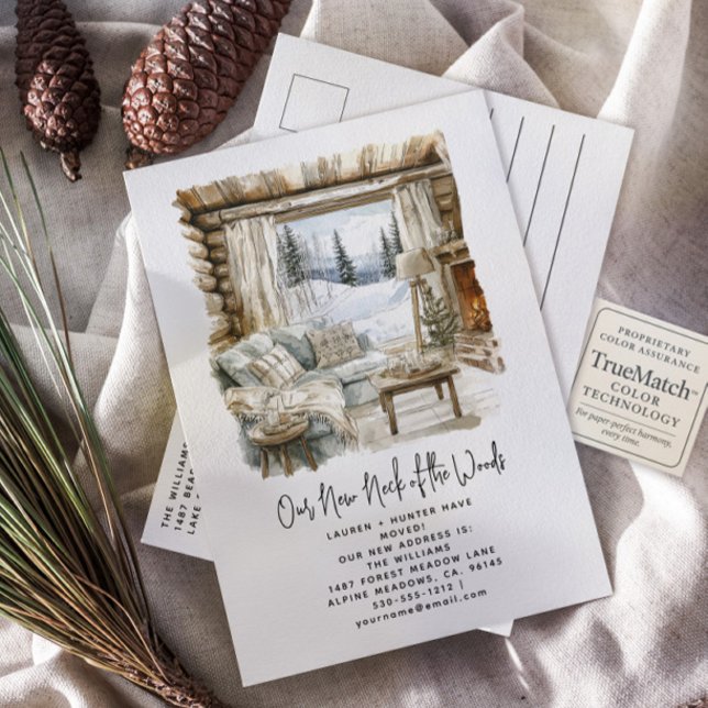 Unser neuer Hahn des Waldes, der den Winterurlaub  Ankündigungspostkarte (Von Creator hochgeladen)