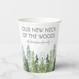 Unser neuer Hahn des Waldes | Party zur Aufwärmung Pappbecher