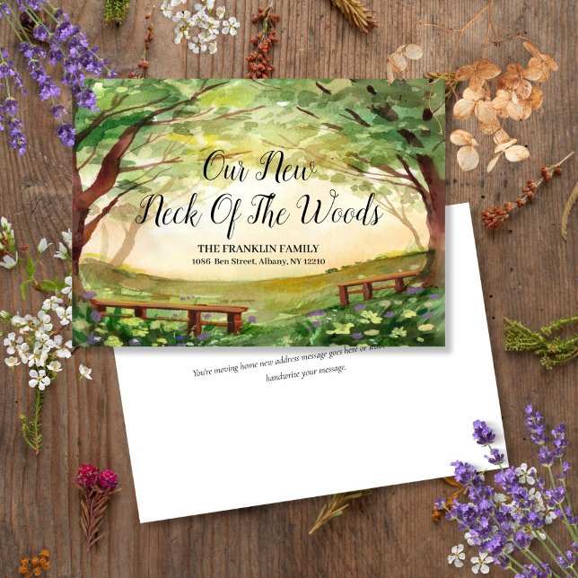 Unser neuer Nacken der Woods neue Zuhause-Adresse (Our New Neck Of The Woods New Home Address)