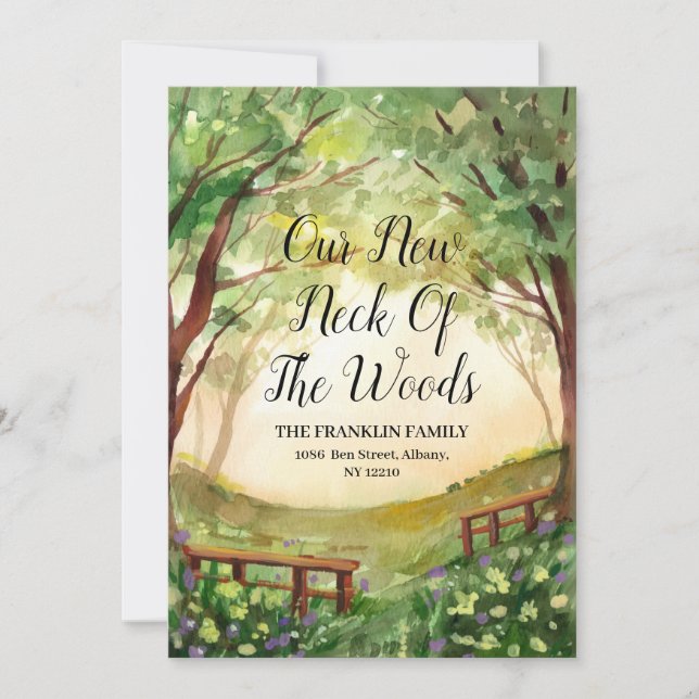 Unser neuer Nacken des Waldes neue Adresse Ankündi (Vorderseite)