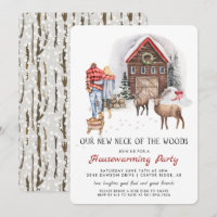Unser neuer Nacken des Woods Housewarming-Party