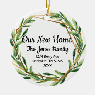 Unser neues Zuhause Floral Ornament Neue Zuhause G