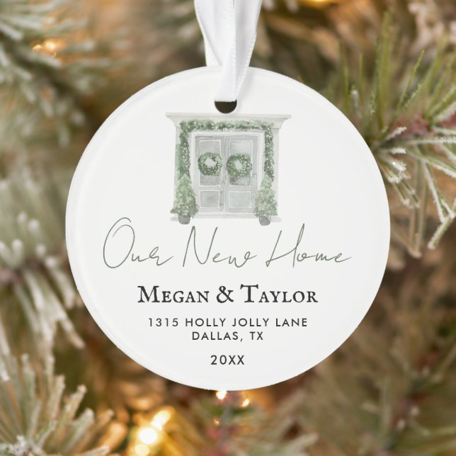 Unser neues Zuhause Winter-Ornament | Neues Zuhaus Ornament (Baum)