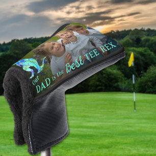 Unser Papa ist der Beste Tee Rex Personalisiertes  Golf Headcover